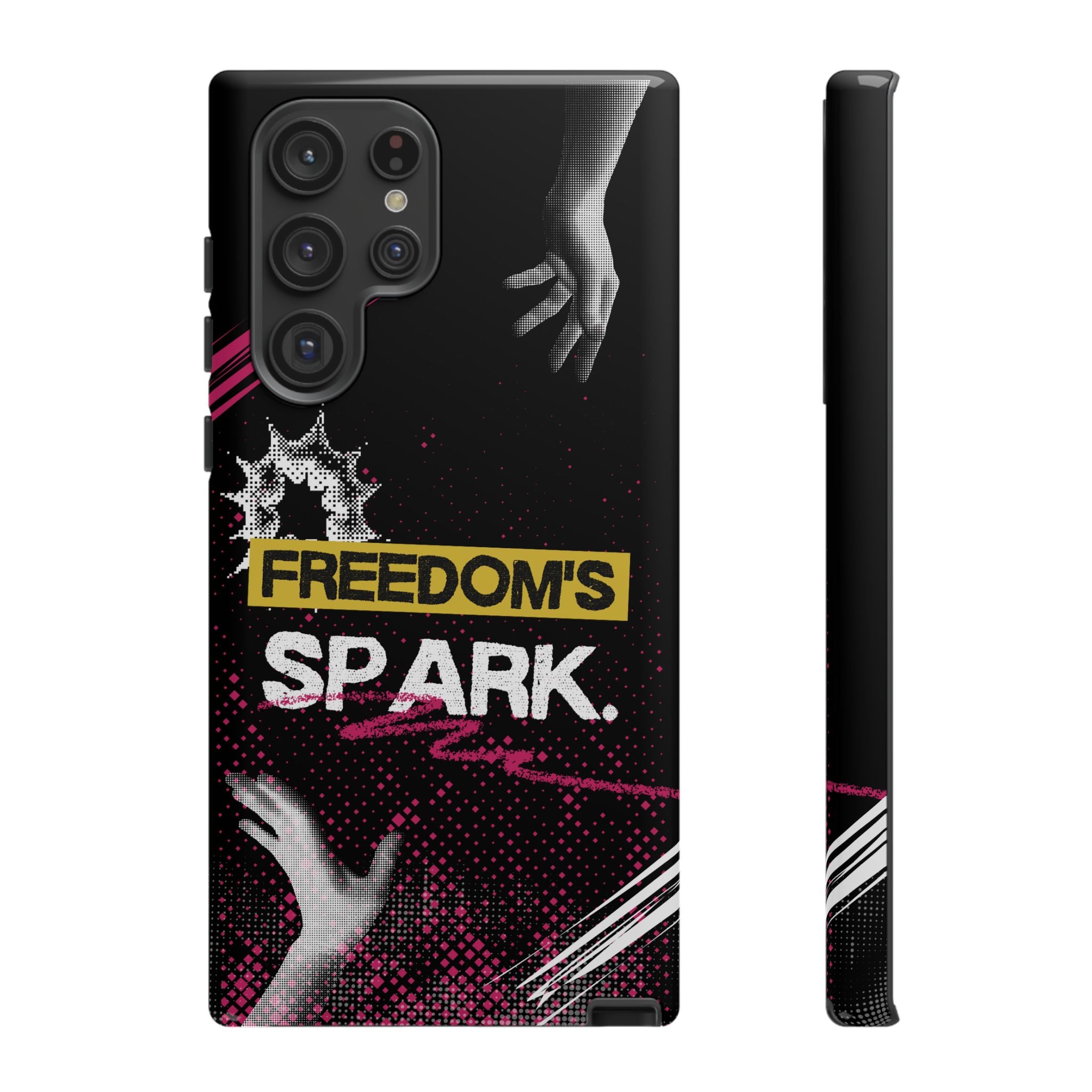 Tough Cases - Freedom's Spark Motivationsl Themed Phone Protection for iPhone, Samsung, and Google Pixel (Matte/Glossy)
