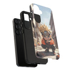Chibi Naruto Tough Phone Case – Anime Protective Case for iPhone & Samsung, UV Resistant, Durable & Stylish