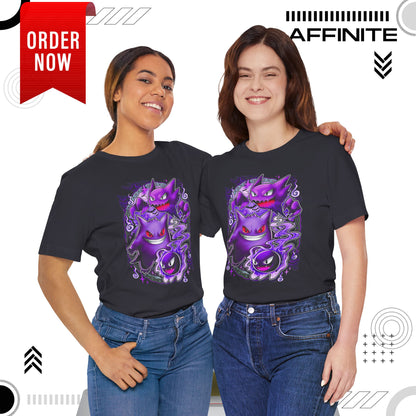 T-Shirt Ghostly Kanto Vibes Unisex Jersey Short Sleeve Tee - Spooky Design