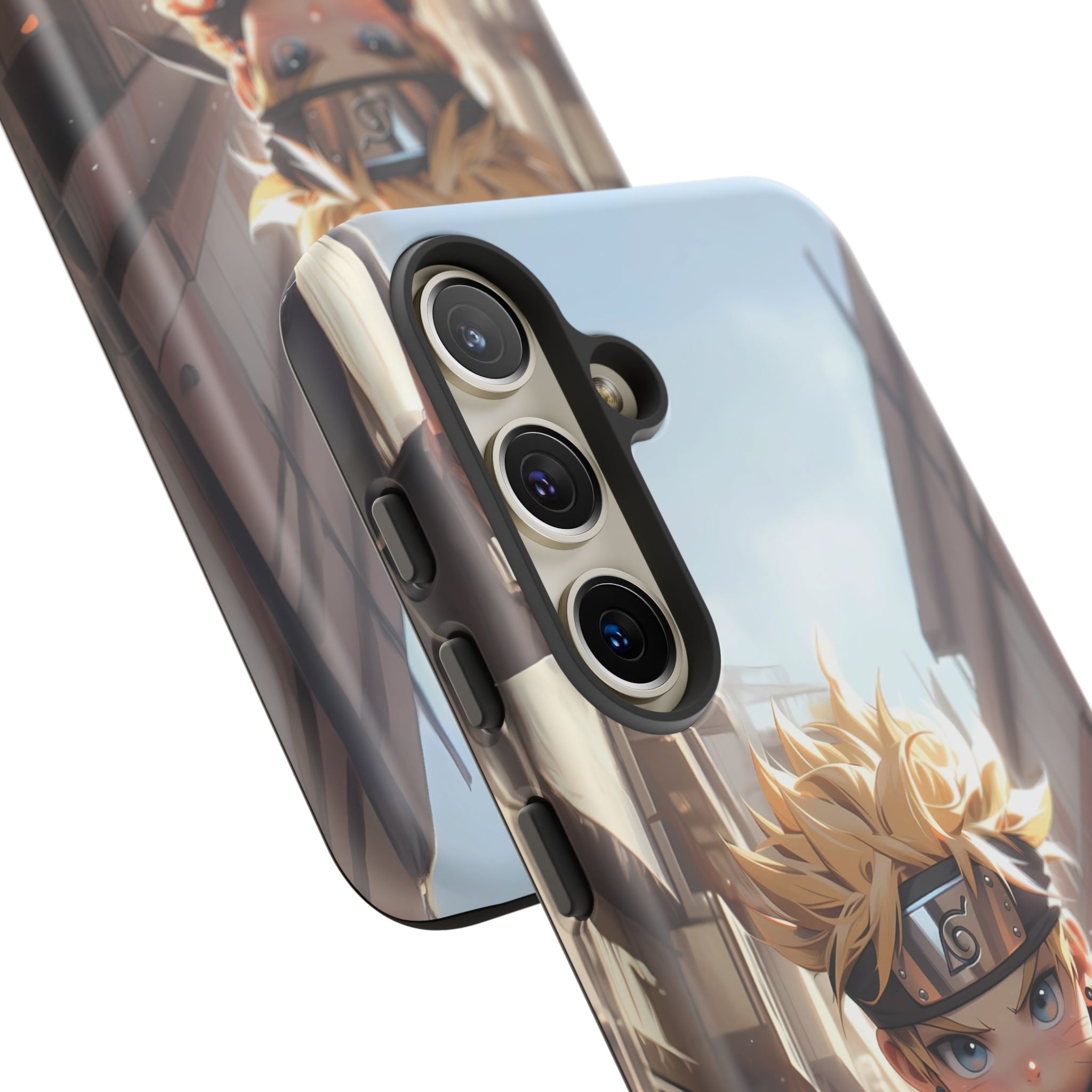 Chibi Naruto Tough Phone Case – Anime Protective Case for iPhone & Samsung, UV Resistant, Durable & Stylish