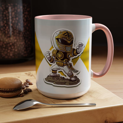Mug White Ranger Mug – 11oz & 15oz Mighty Morphin Power Rangers Ceramic Cup