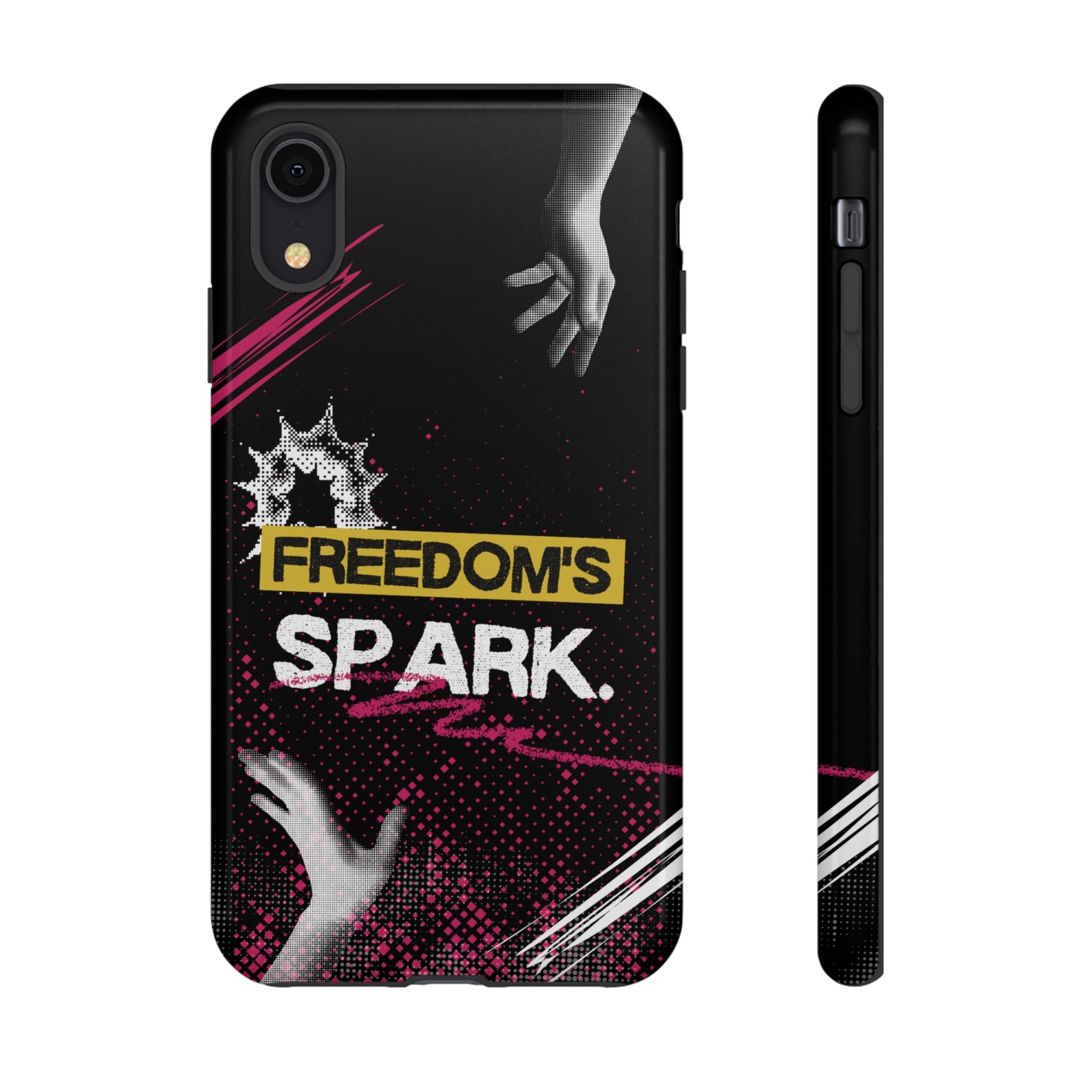 Tough Cases - Freedom's Spark Motivationsl Themed Phone Protection for iPhone, Samsung, and Google Pixel (Matte/Glossy)