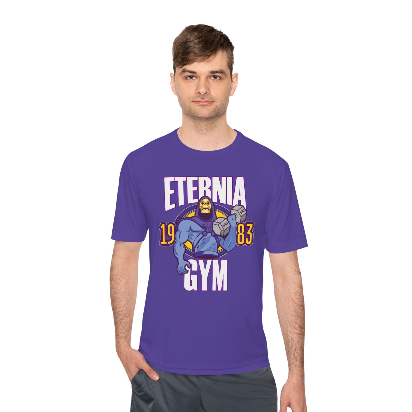 T-Shirt Eternia Gym Unisex Moisture Wicking Tee - Vintage Muscle Workout Shirt