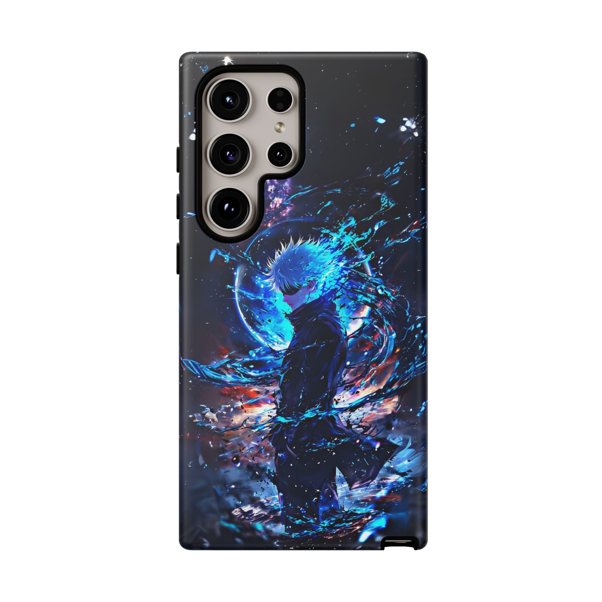 Anime Tough Phone Case – Gojou Satoru Design for iPhone, Samsung, and Google Pixel