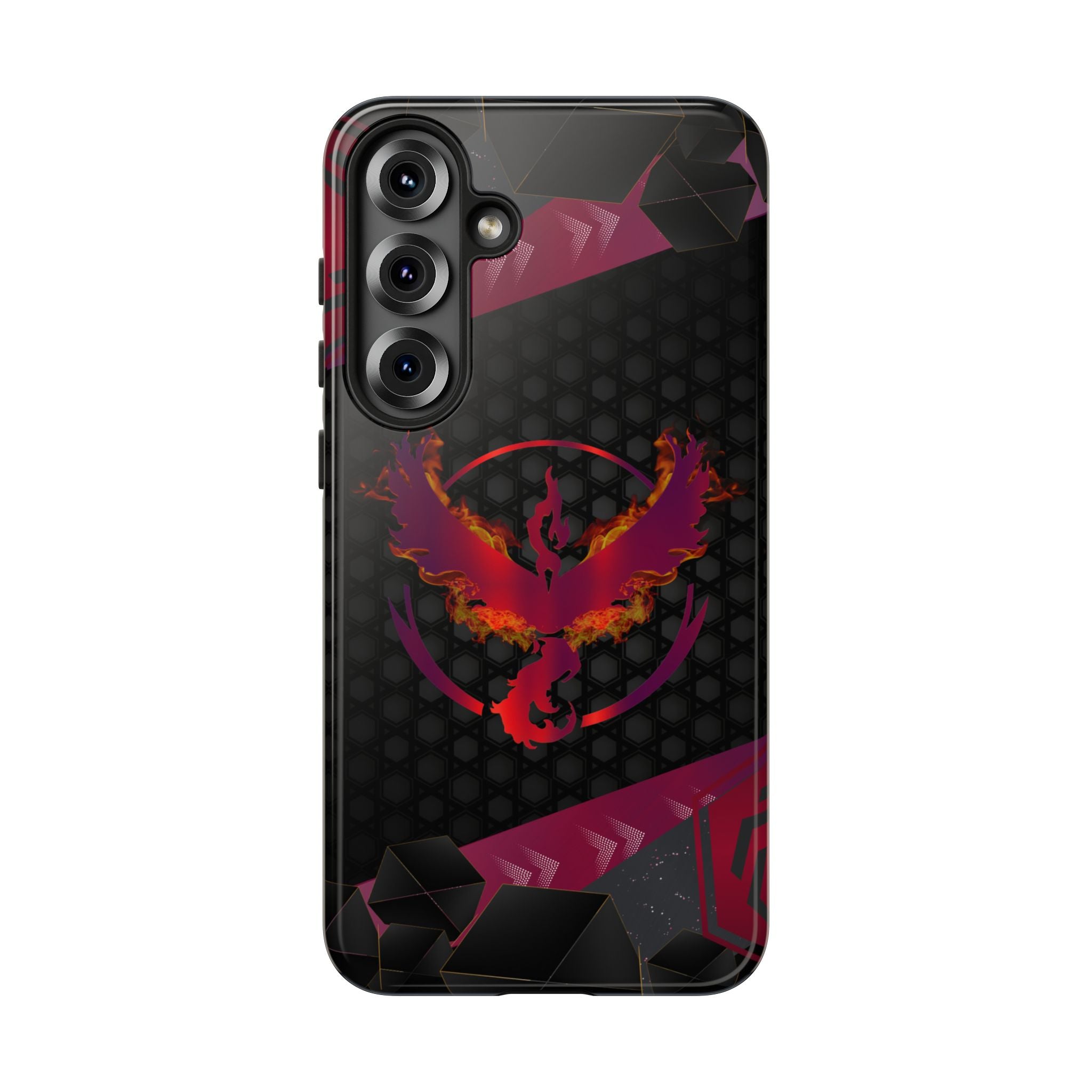Pokémon Phone Case – Team Valor Tough & Rugged Dual-Layer Protection for iPhone, Samsung, Pixel | Wireless Charging Ready