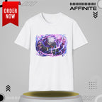 T-Shirt Unisex Softstyle T-Shirt - Bold Anime Kakashi Graphics White