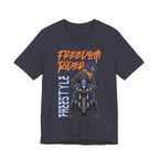 Biker T-Shirt for Men – Freedom Rider Motorcycle Graphic Tee | Unisex Cotton Short Sleeve