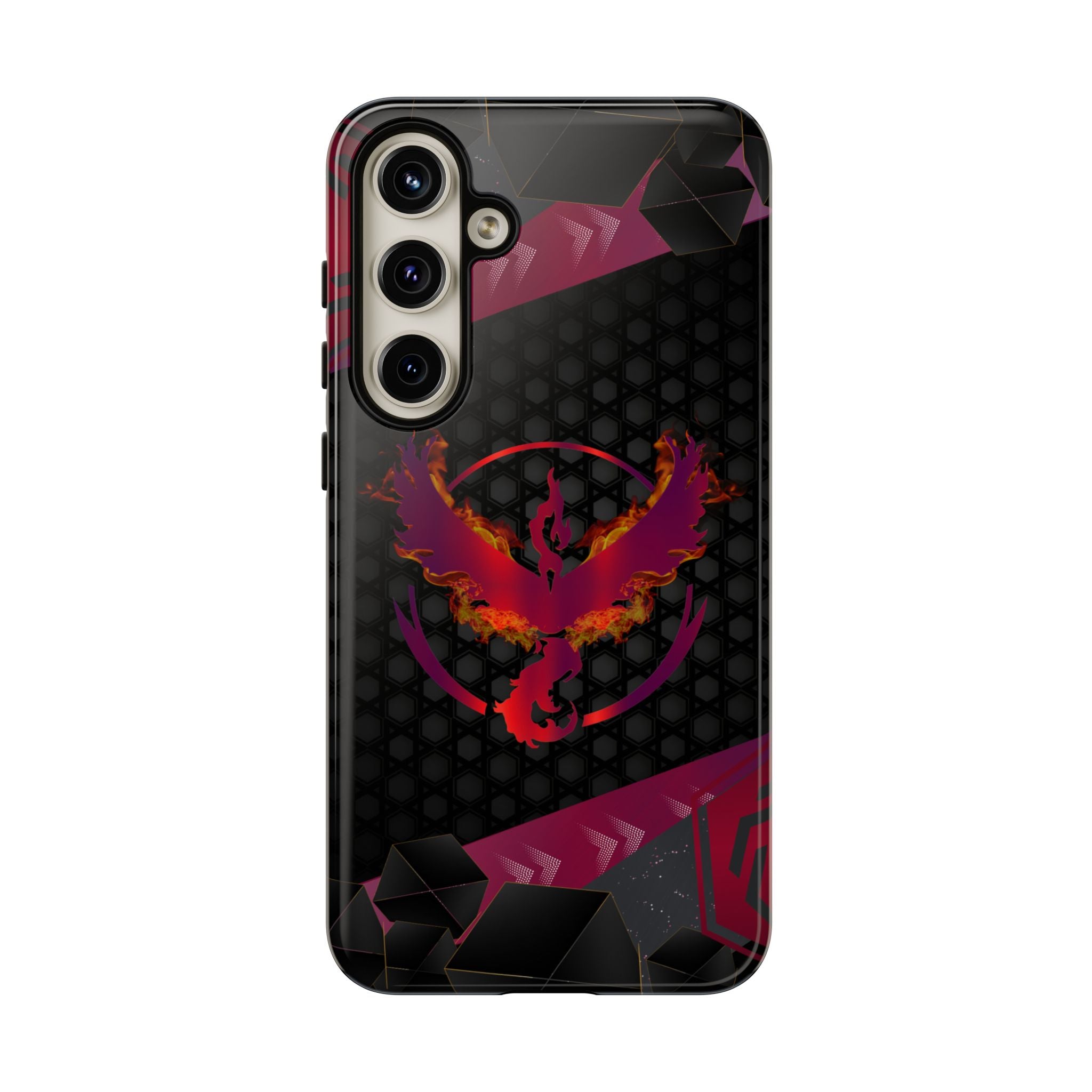 Pokémon Phone Case – Team Valor Tough & Rugged Dual-Layer Protection for iPhone, Samsung, Pixel | Wireless Charging Ready