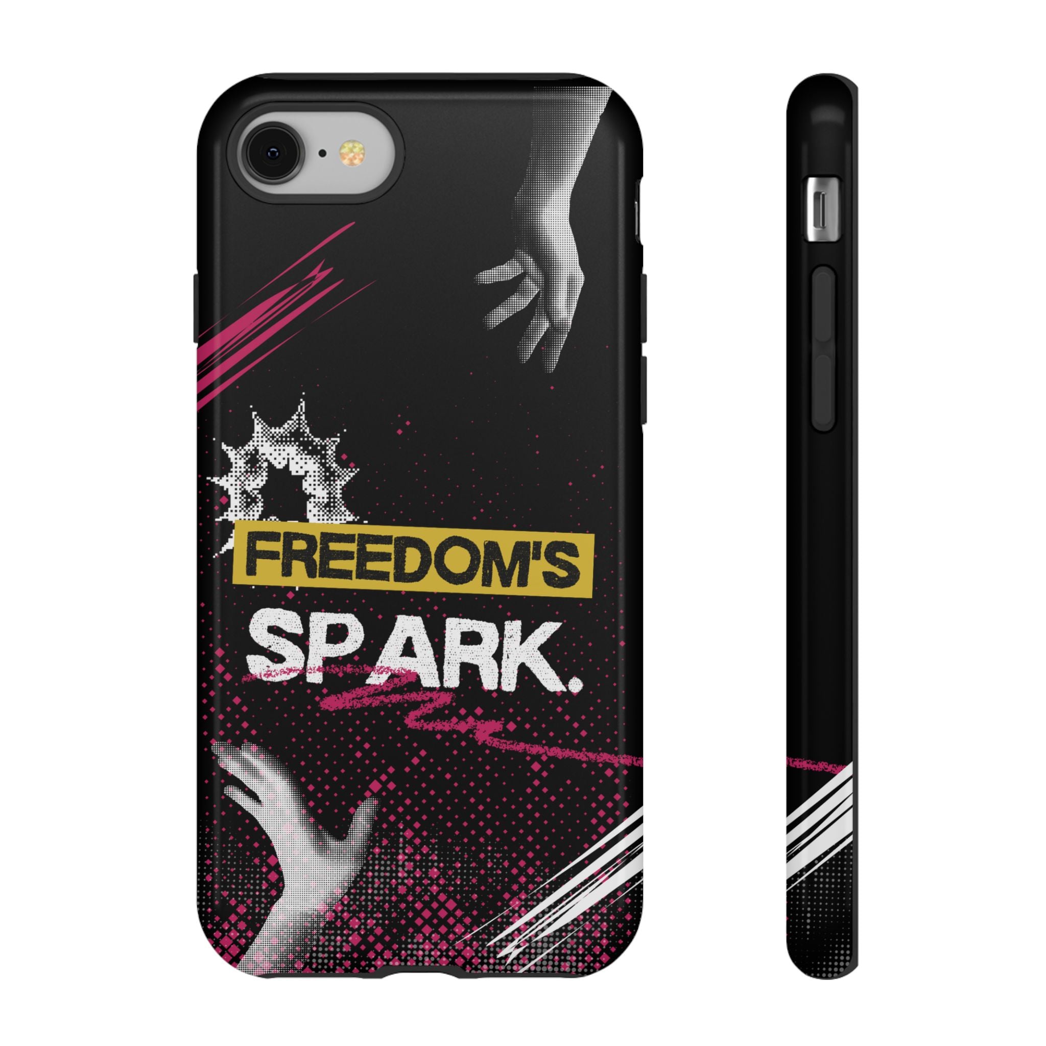 Tough Cases - Freedom's Spark Motivationsl Themed Phone Protection for iPhone, Samsung, and Google Pixel (Matte/Glossy)