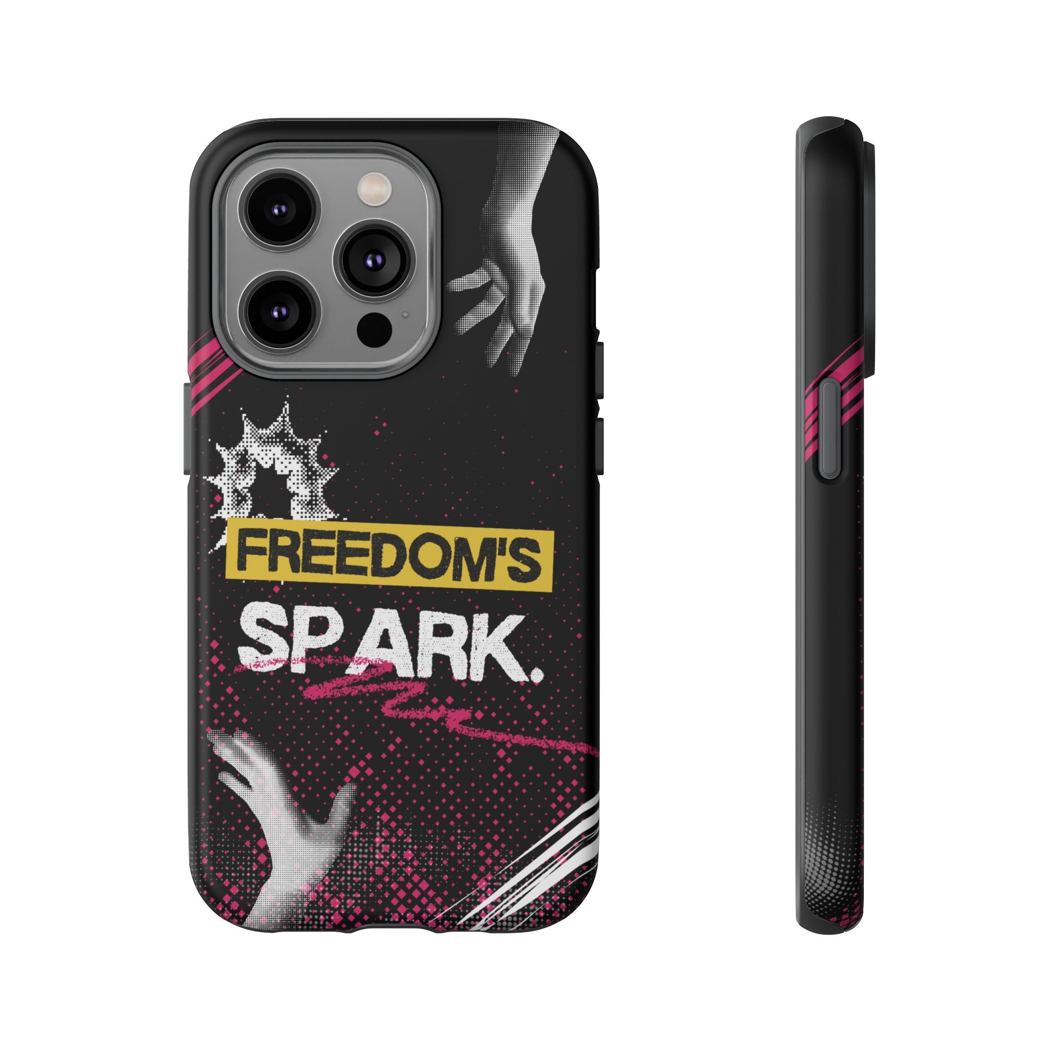 Tough Cases - Freedom's Spark Motivationsl Themed Phone Protection for iPhone, Samsung, and Google Pixel (Matte/Glossy)