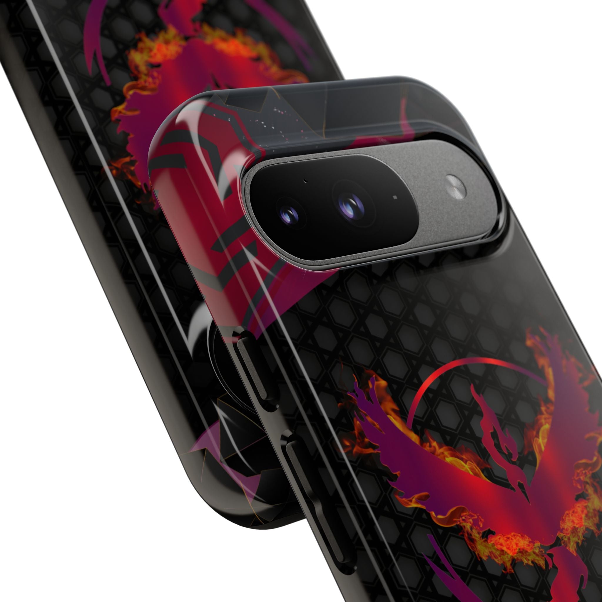 Pokémon Phone Case – Team Valor Tough & Rugged Dual-Layer Protection for iPhone, Samsung, Pixel | Wireless Charging Ready