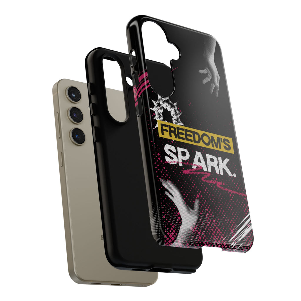 Tough Cases - Freedom's Spark Motivationsl Themed Phone Protection for iPhone, Samsung, and Google Pixel (Matte/Glossy)