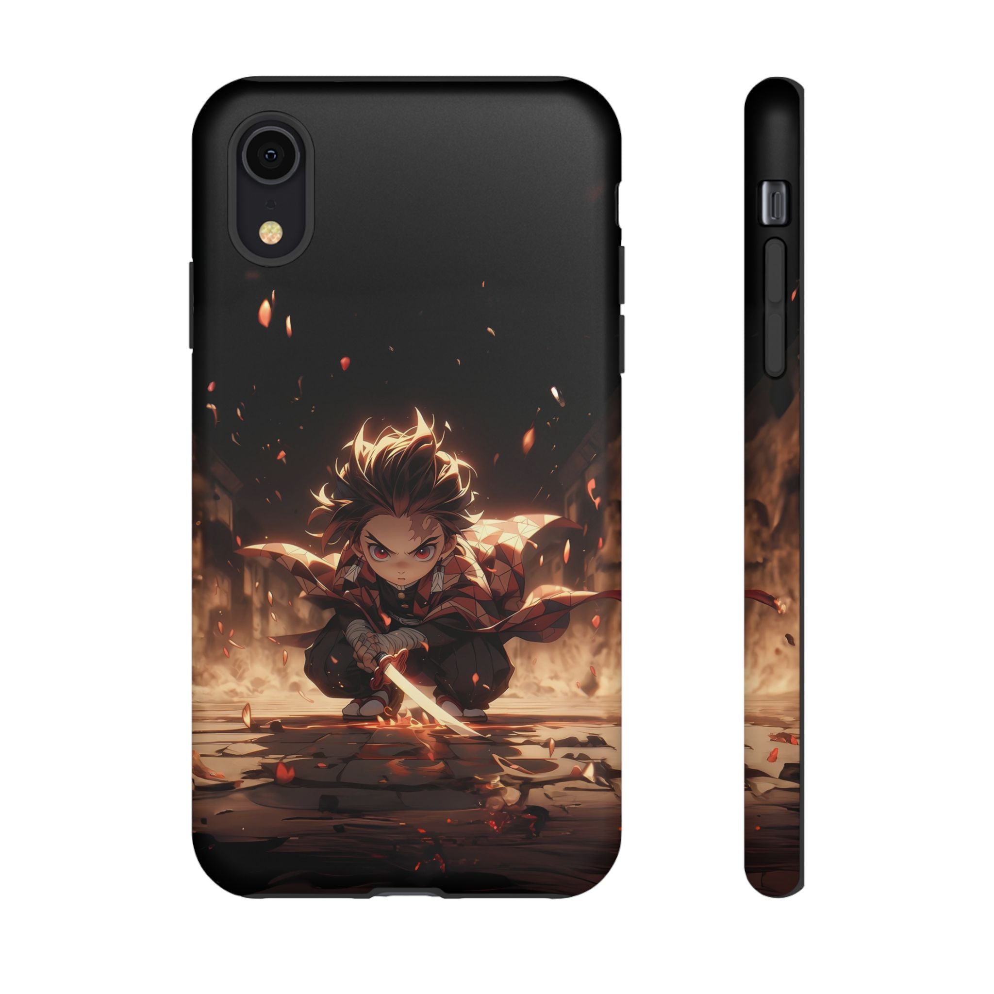 Tough Phone Case – Chibi Tanjiro Kamado Anime Protective Case for iPhone & Samsung