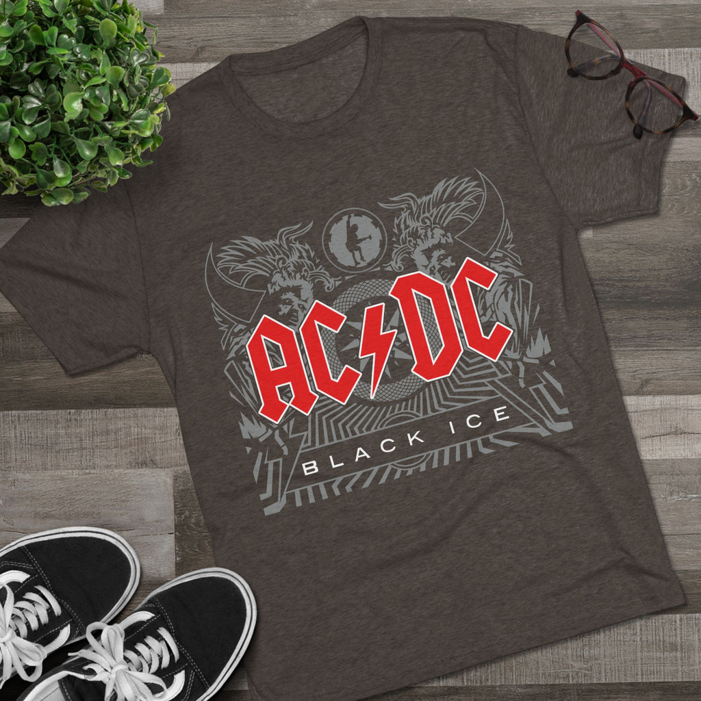T-Shirt ACDC Black Ice T-Shirt - Official Graphic Rock Tee (Unisex)
