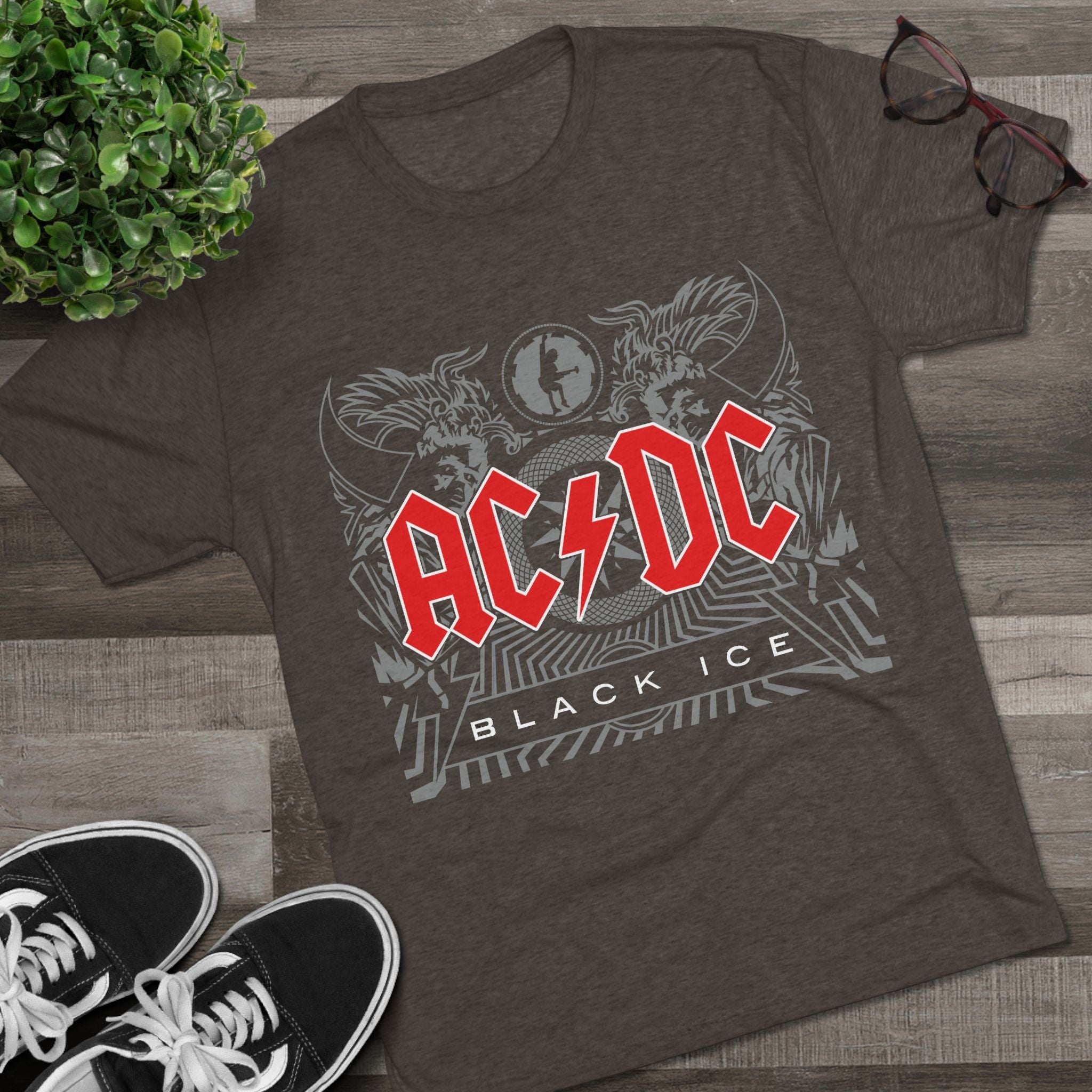 T-Shirt ACDC Black Ice T-Shirt - Official Graphic Rock Tee (Unisex)