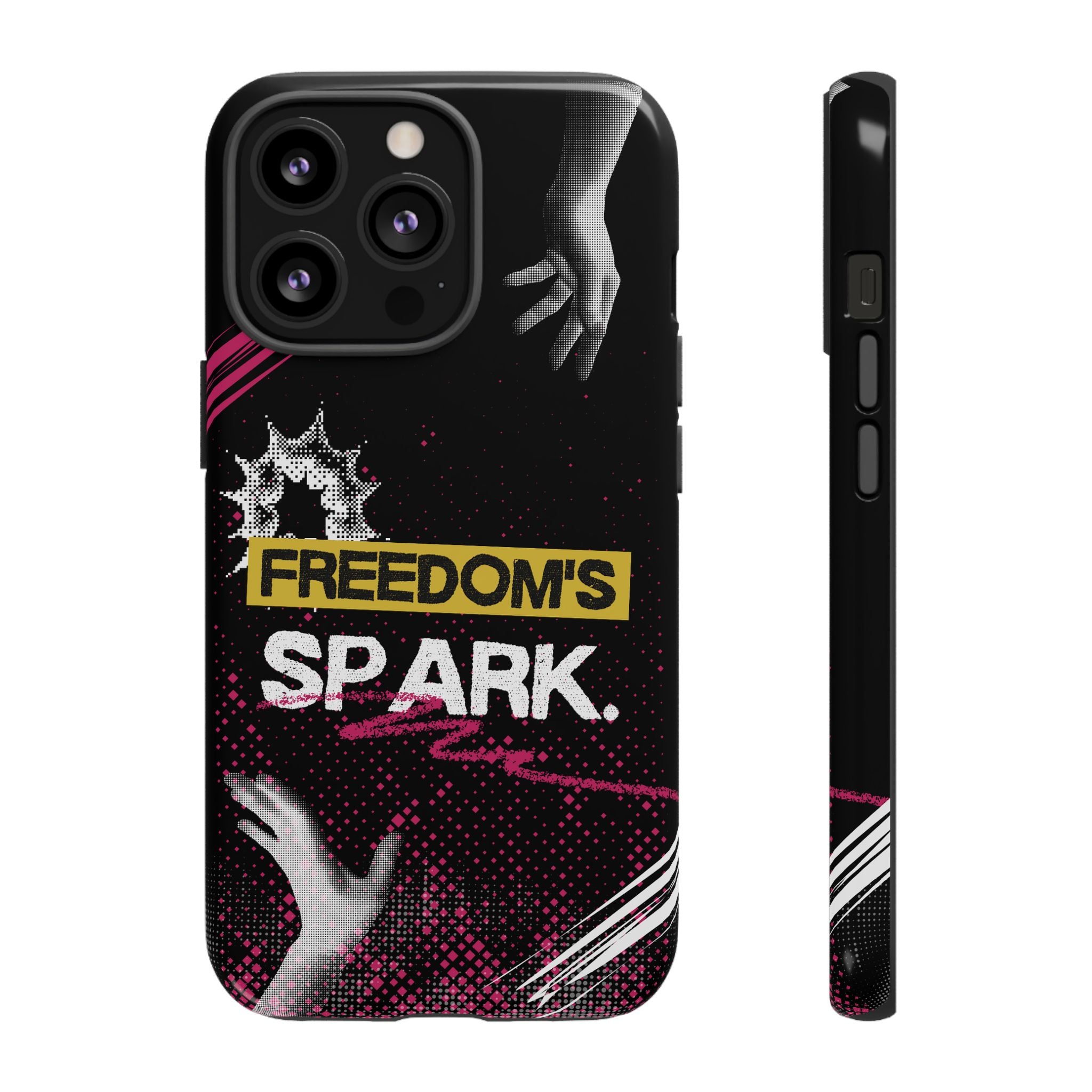 Tough Cases - Freedom's Spark Motivationsl Themed Phone Protection for iPhone, Samsung, and Google Pixel (Matte/Glossy)