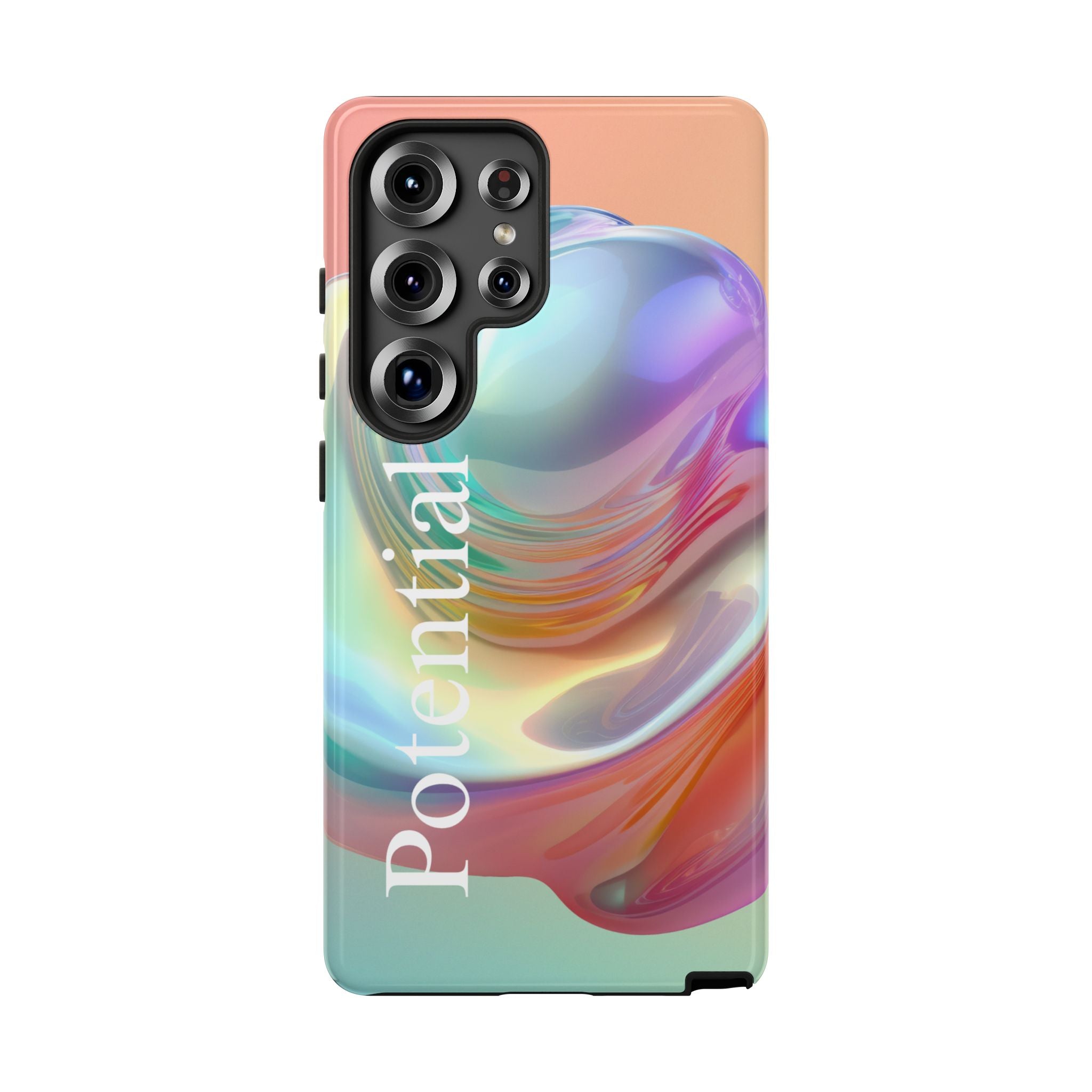Colorful Phone Tough Case - "Potential" Metamorph Design