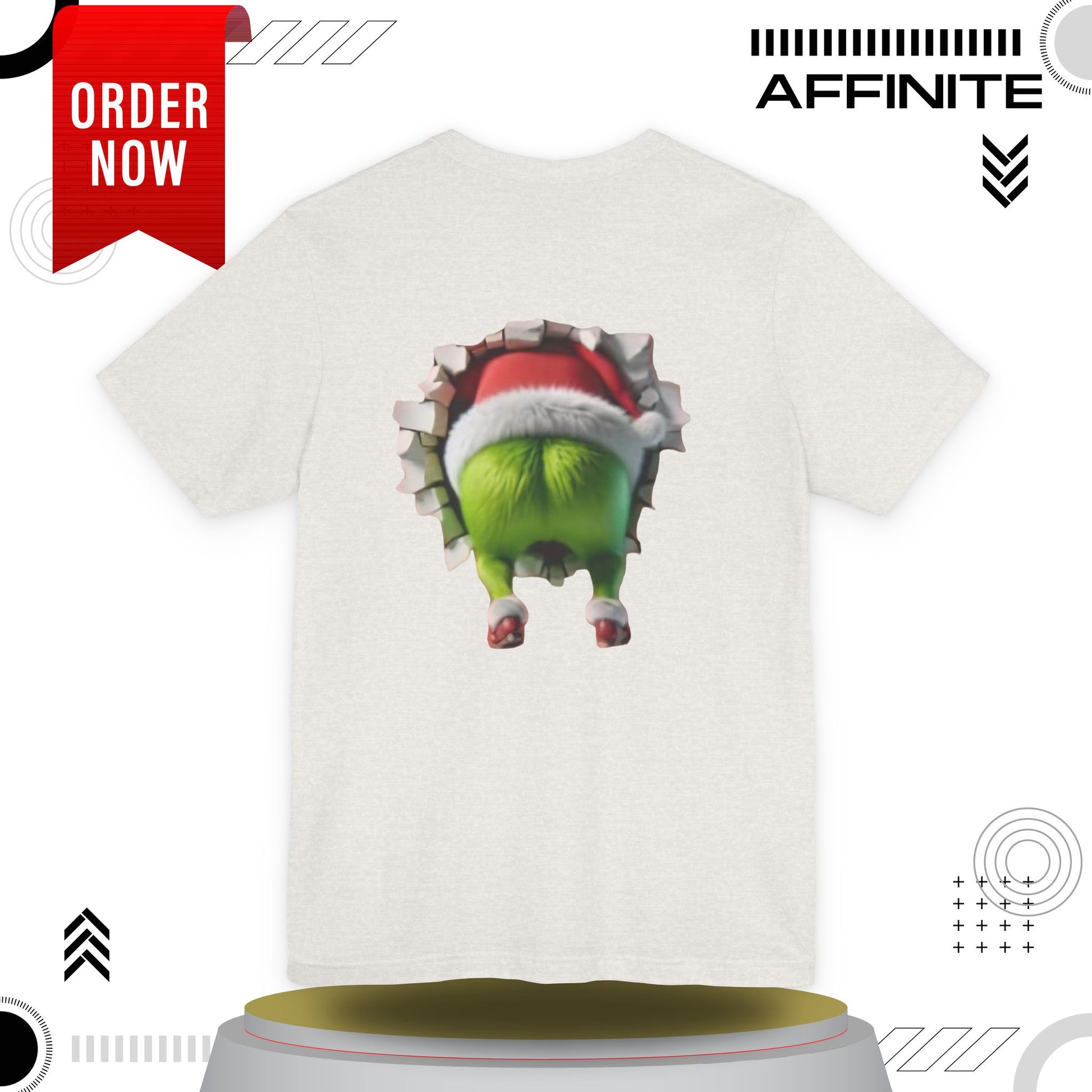 T-Shirt The Grinch Unisex Jersey Short Sleeve Tee | Soft Cotton Christmas T-Shirt