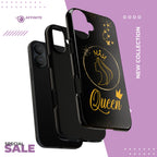 Tough Case Queen Phone Case – Matte & Glossy Crown Design for iPhone, Samsung & Pixel