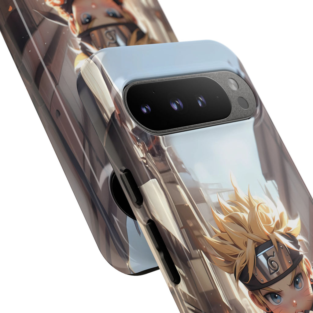 Chibi Naruto Tough Phone Case – Anime Protective Case for iPhone & Samsung, UV Resistant, Durable & Stylish