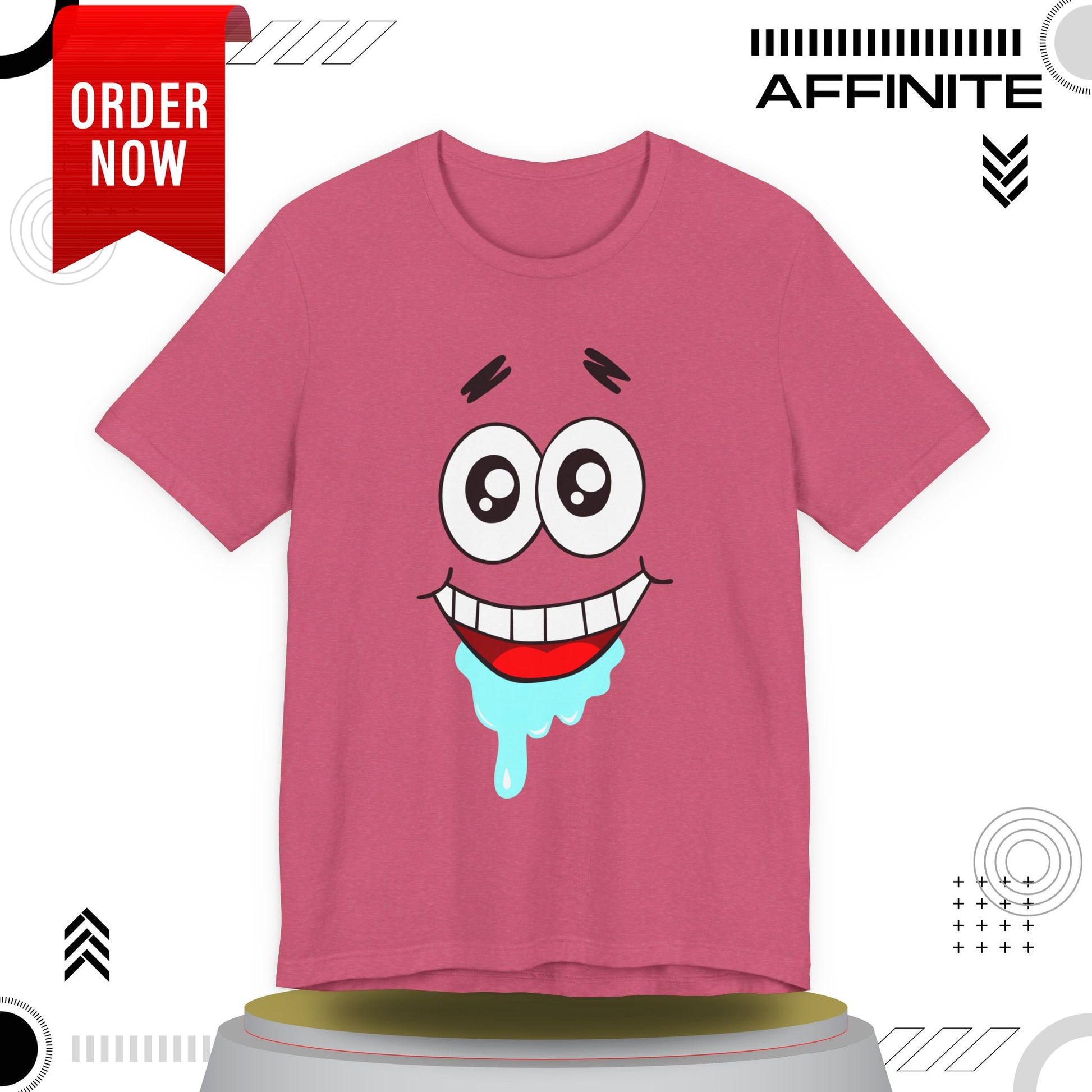T-Shirt Cartoon Clothing - Spongebob Graphic Tee (Patrick & Mr. Krab)
