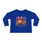Toddler Long Sleeve Tee - 2025 Happy New Year Disco Design