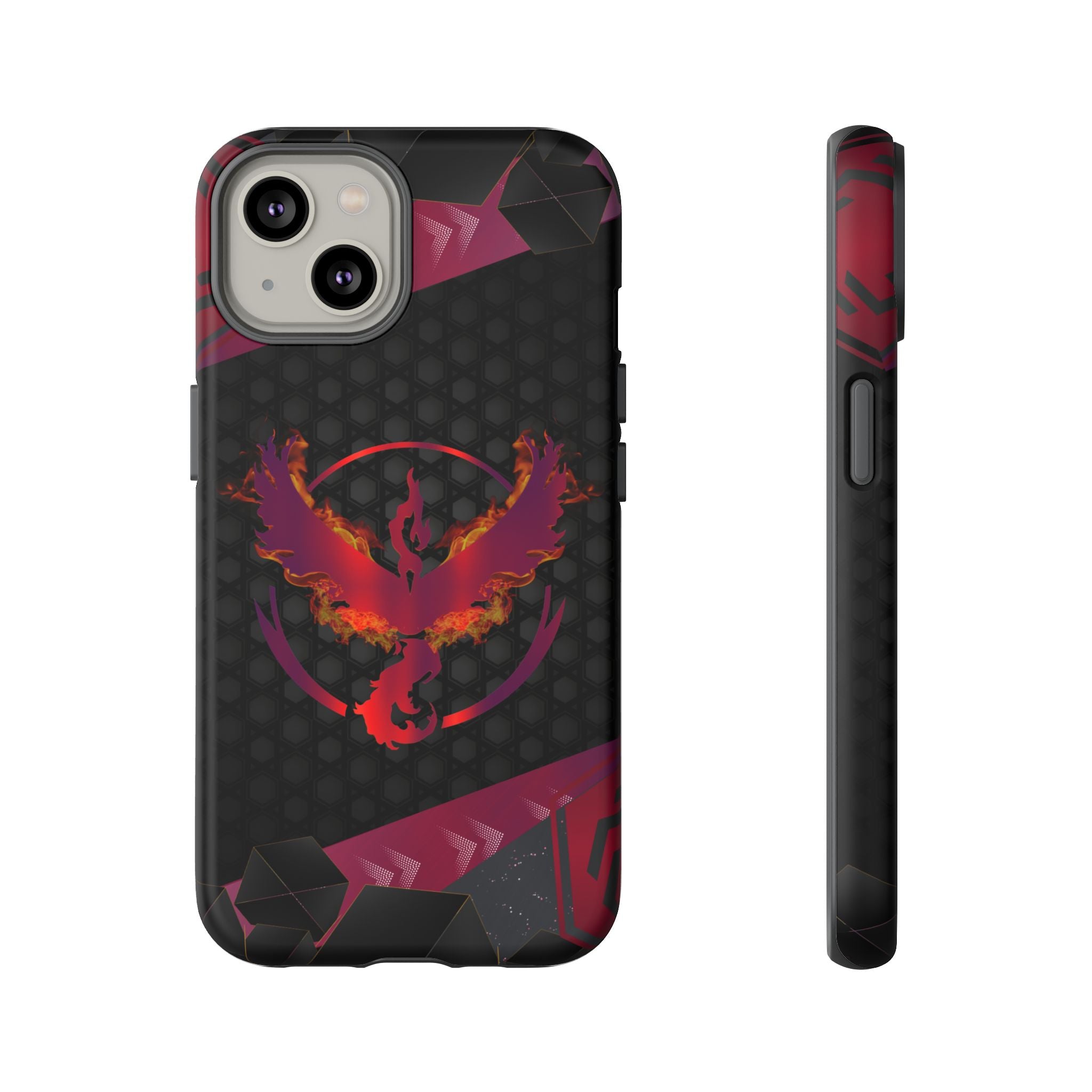 Pokémon Phone Case – Team Valor Tough & Rugged Dual-Layer Protection for iPhone, Samsung, Pixel | Wireless Charging Ready