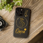 Tough Case Queen Phone Case – Matte & Glossy Crown Design for iPhone, Samsung & Pixel