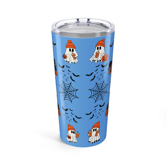 Tumblers Tumbler 20oz Sky Blue, "Spooky Halloween 20oz Tumbler" Keep Your Drinks Hot or Cold with Style!