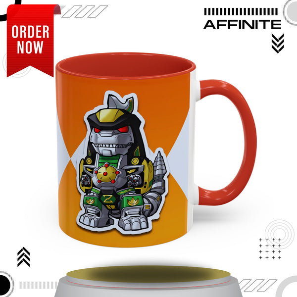 Power Rangers Dragonzord ceramic mug in Red 11oz