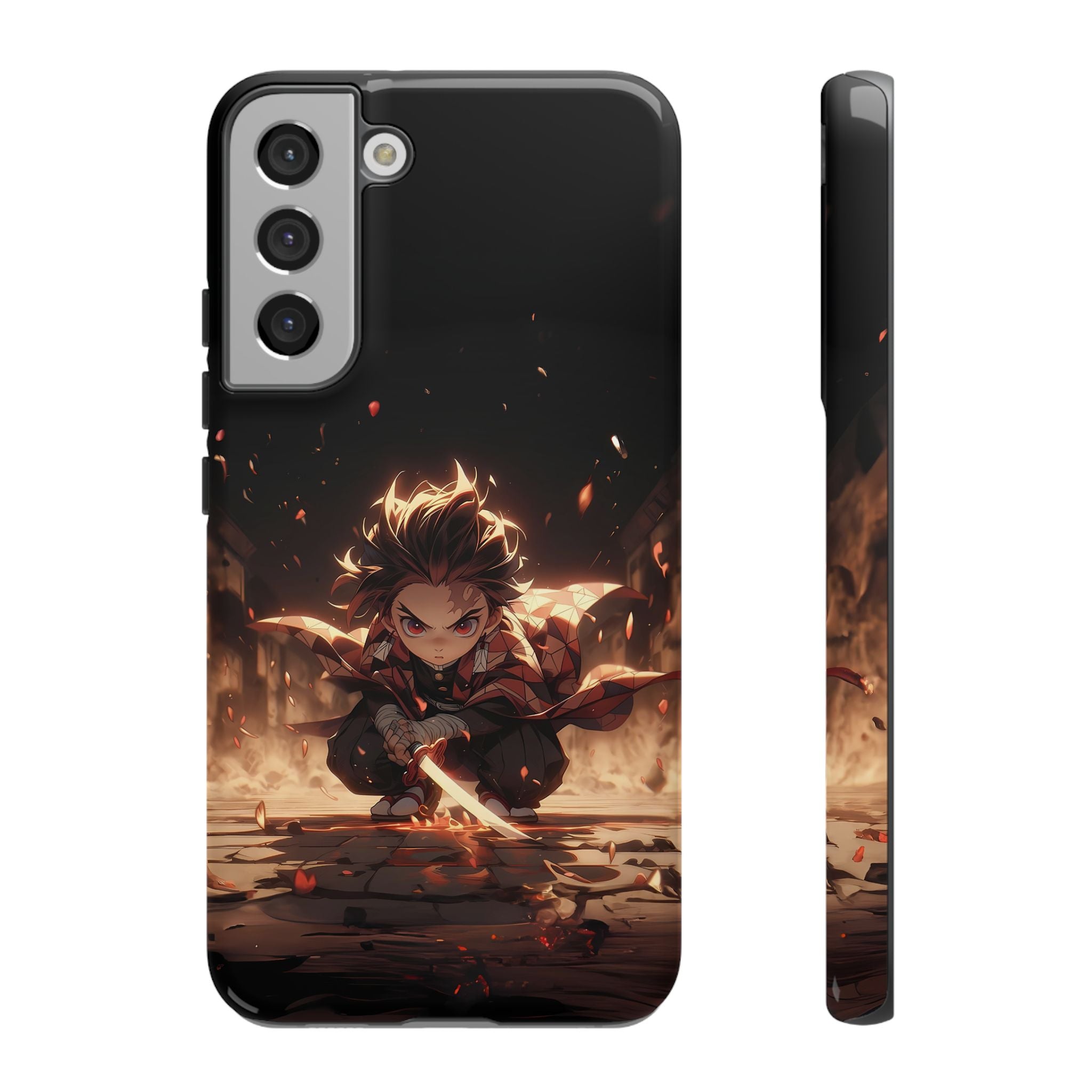 Tough Phone Case – Chibi Tanjiro Kamado Anime Protective Case for iPhone & Samsung