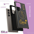 Tough Case Queen Phone Case – Matte & Glossy Crown Design for iPhone, Samsung & Pixel