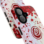 Tough Cases - Red Blossom Elegance Themed Phone Protection for iPhone, Samsung, and Google Pixel (Matte/Glossy)