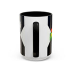 Mighty Morphin Power Rangers Black Ranger Ceramic Mug - 11oz & 15oz Coffee Mug - Accent Mug for Pop Culture Fans