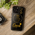 Tough Case Queen Phone Case – Matte & Glossy Crown Design for iPhone, Samsung & Pixel