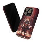 Chibi Itachi Tough Phone Case – Anime Protective Case for iPhone & Samsung, UV Resistant, Durable & Stylish