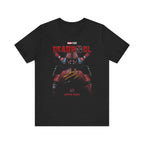 T-Shirt Deadpool Graphic Tee - Superhero Fan T-Shirt for Men & Women Solid Black Blend