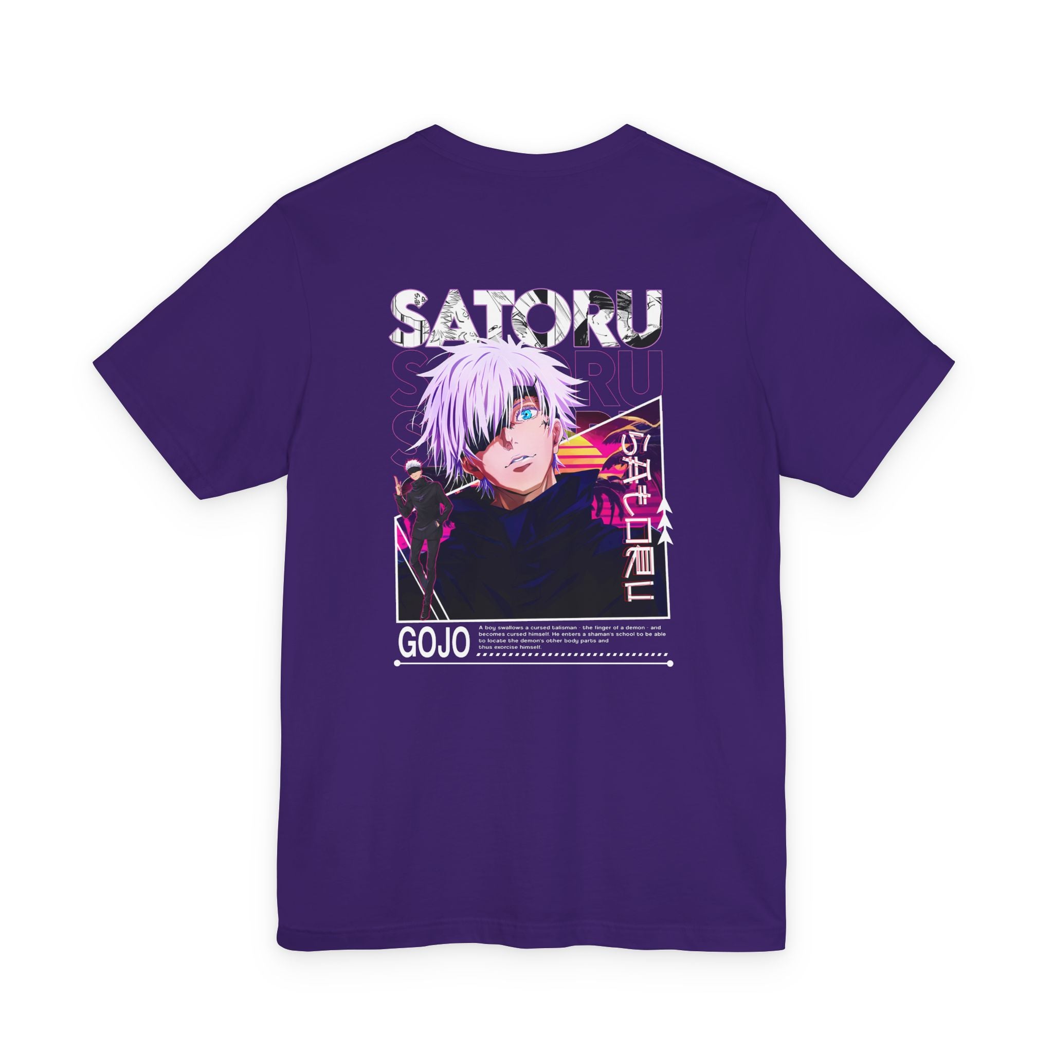 Gojou Satoru Shirt – Unisex Anime Graphic Tee | Soft Cotton for Jujutsu Kaisen Fans & Collectors