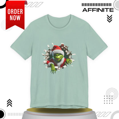 T-Shirt The Grinch Unisex Jersey Short Sleeve Tee | Soft Cotton Christmas T-Shirt