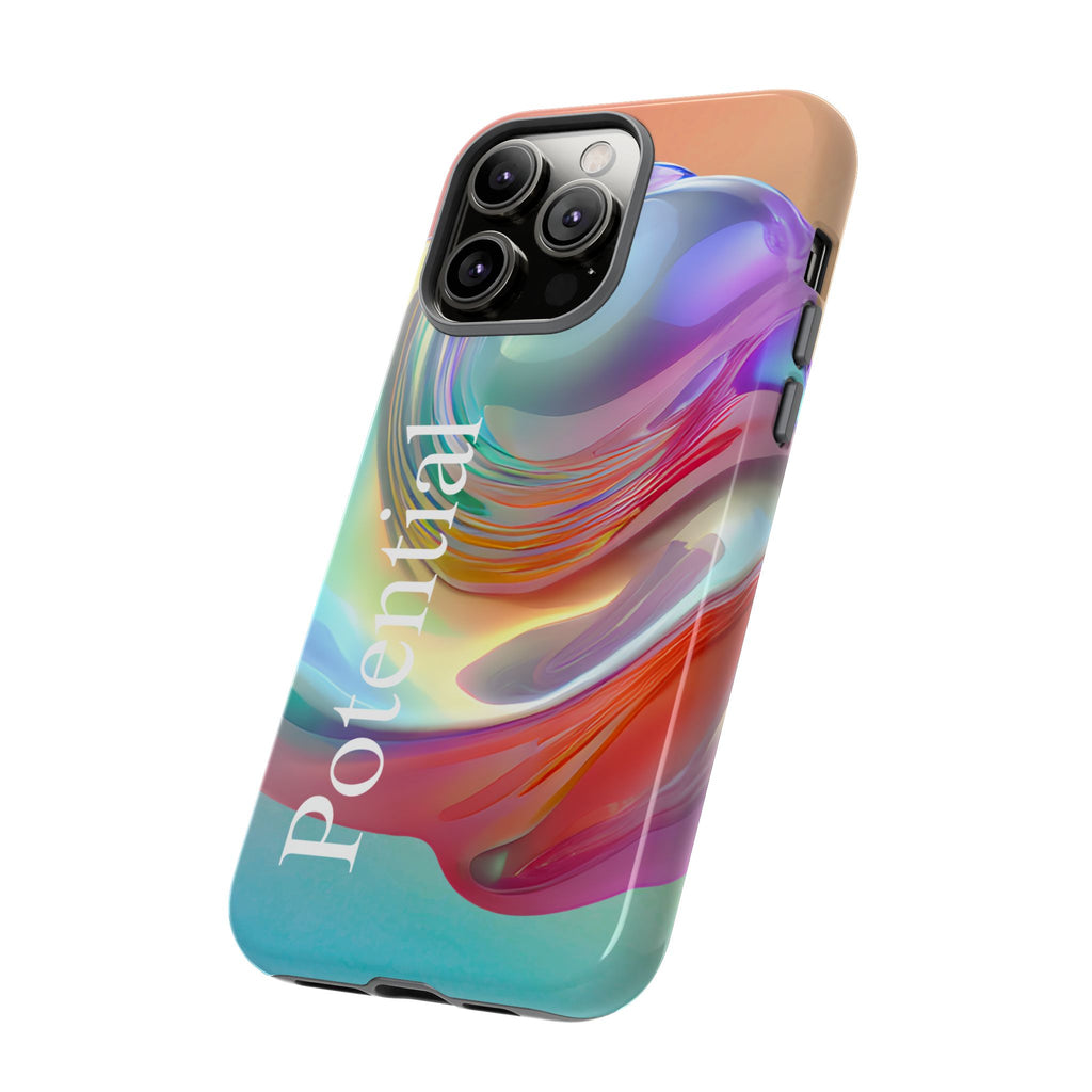 Colorful Phone Tough Case - "Potential" Metamorph Design