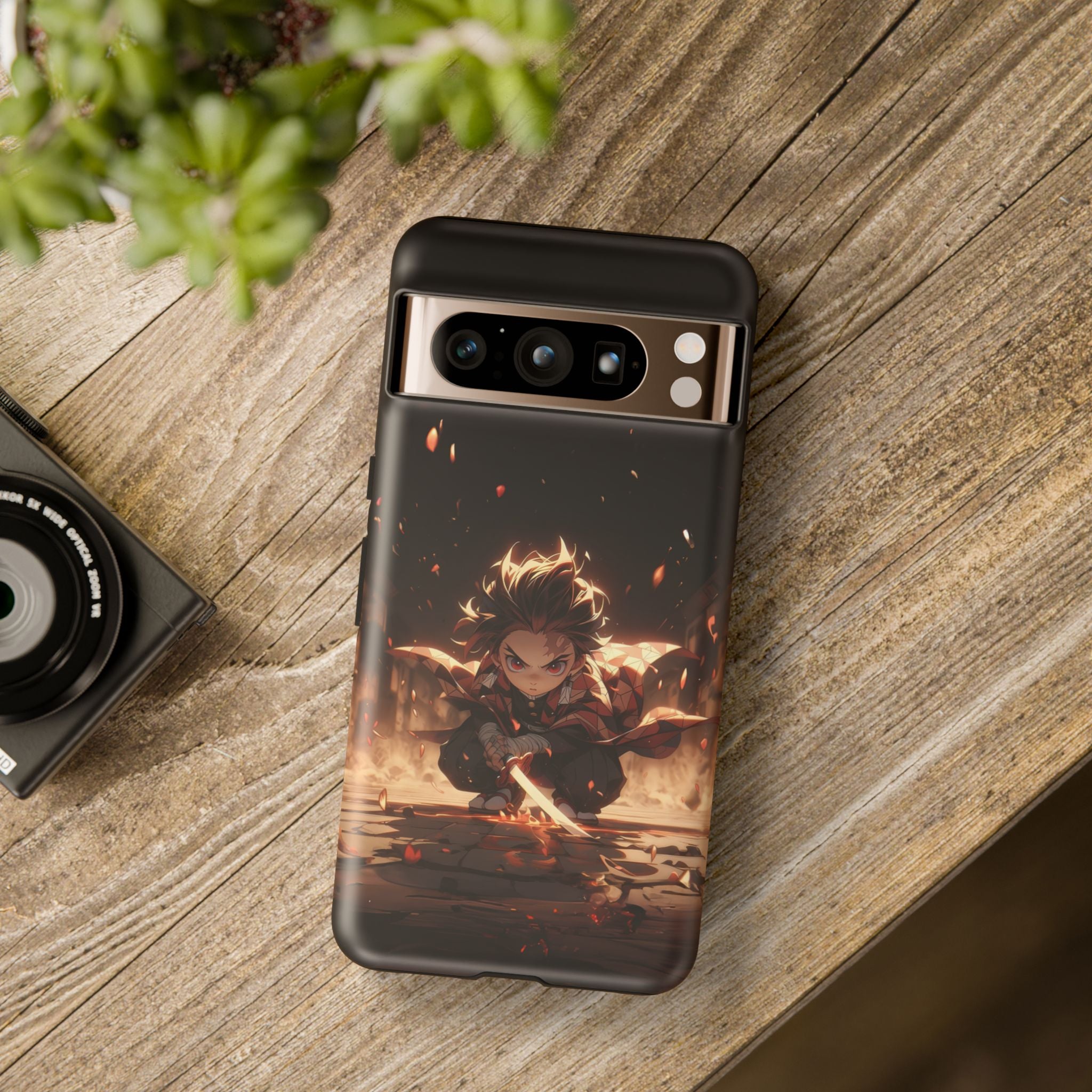 Tough Phone Case – Chibi Tanjiro Kamado Anime Protective Case for iPhone & Samsung