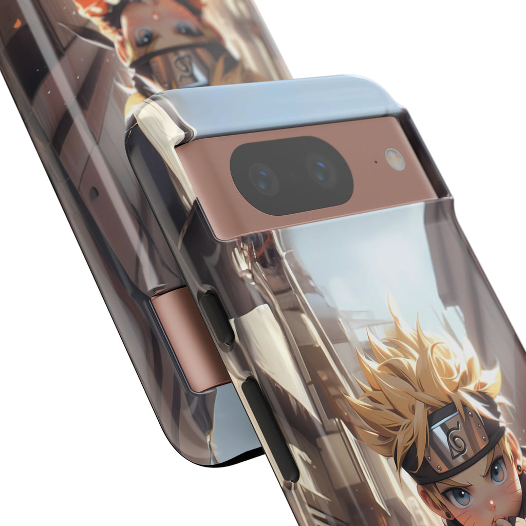Chibi Naruto Tough Phone Case – Anime Protective Case for iPhone & Samsung, UV Resistant, Durable & Stylish