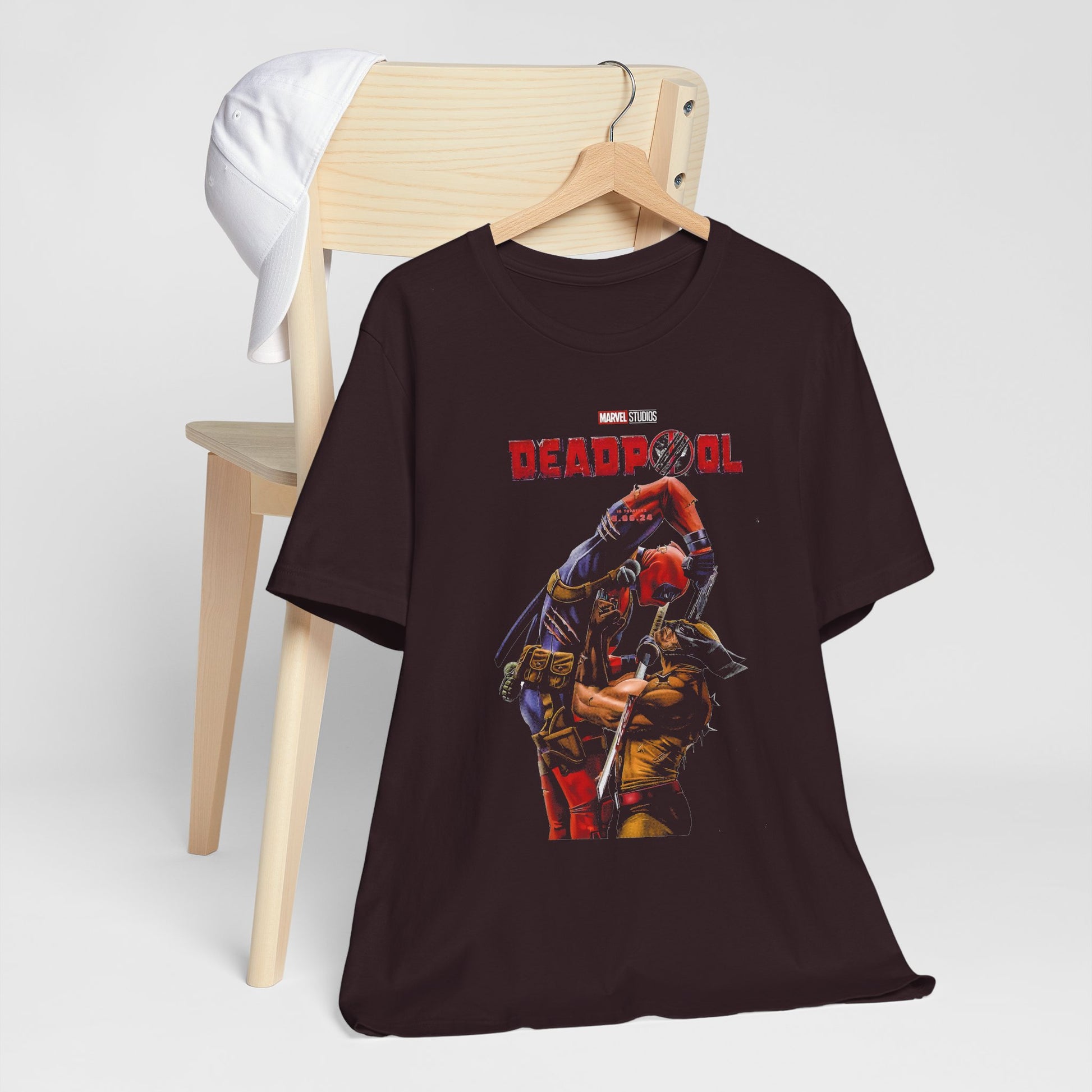 T-Shirt Deadpool Graphic Unisex Jersey Tee - Perfect for Comic Fans