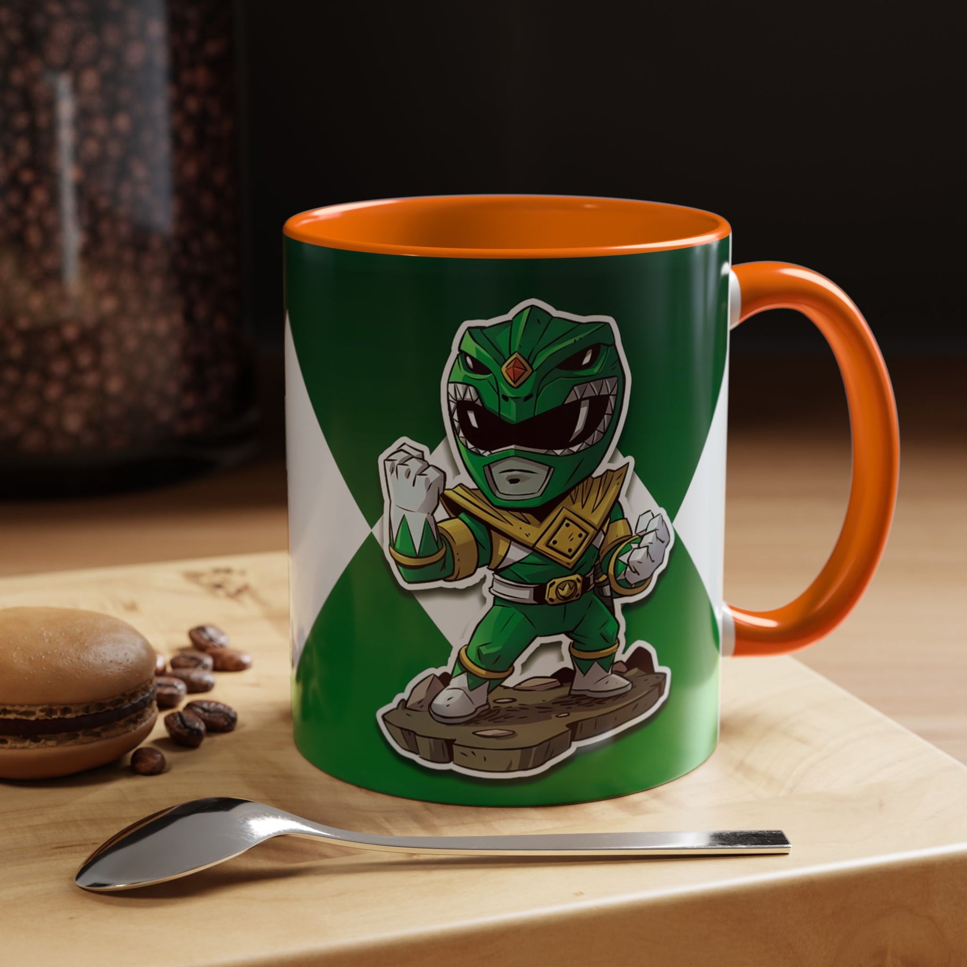 Mug Green Ranger Mug – 11oz & 15oz Mighty Morphin Power Rangers Ceramic Cup