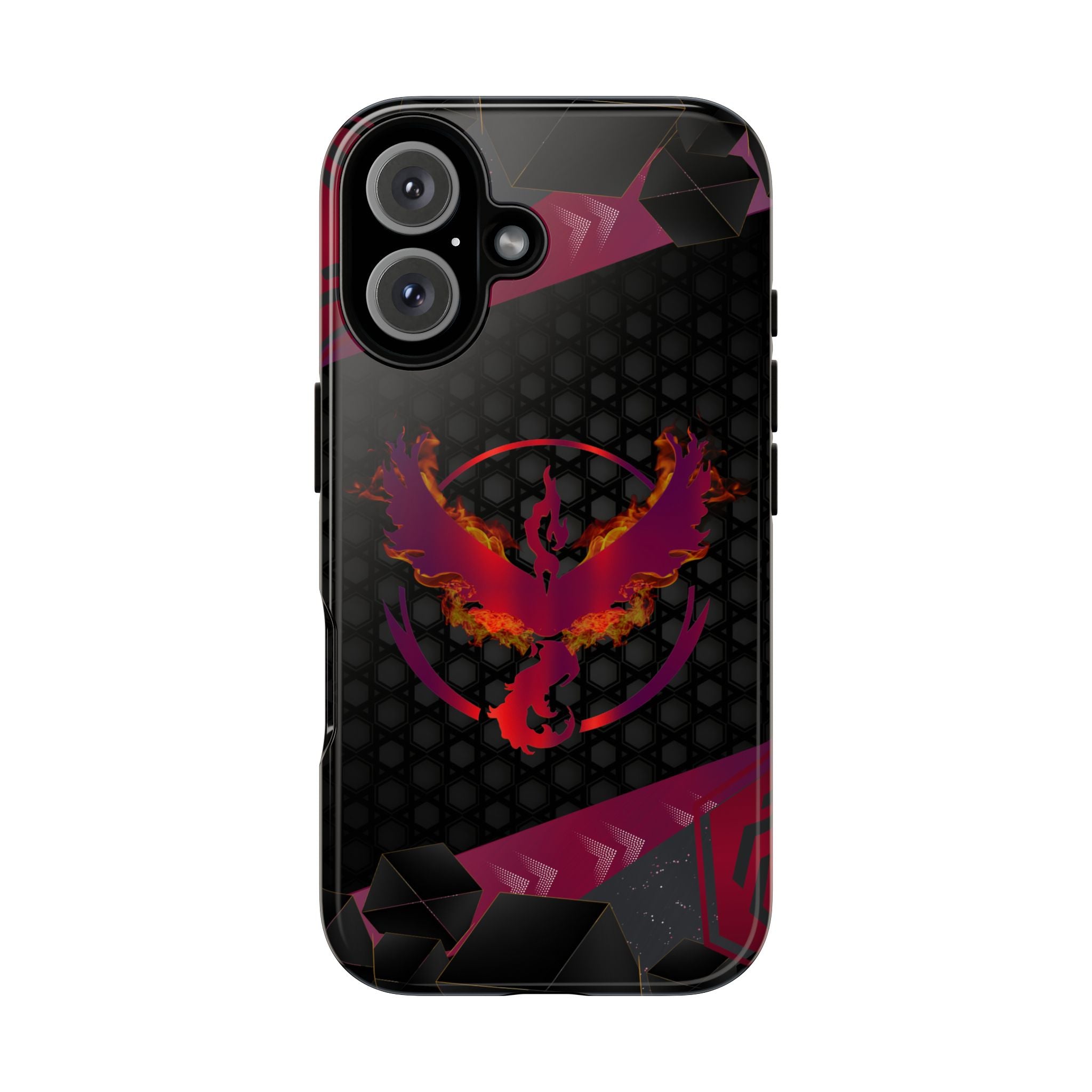 Pokémon Phone Case – Team Valor Tough & Rugged Dual-Layer Protection for iPhone, Samsung, Pixel | Wireless Charging Ready