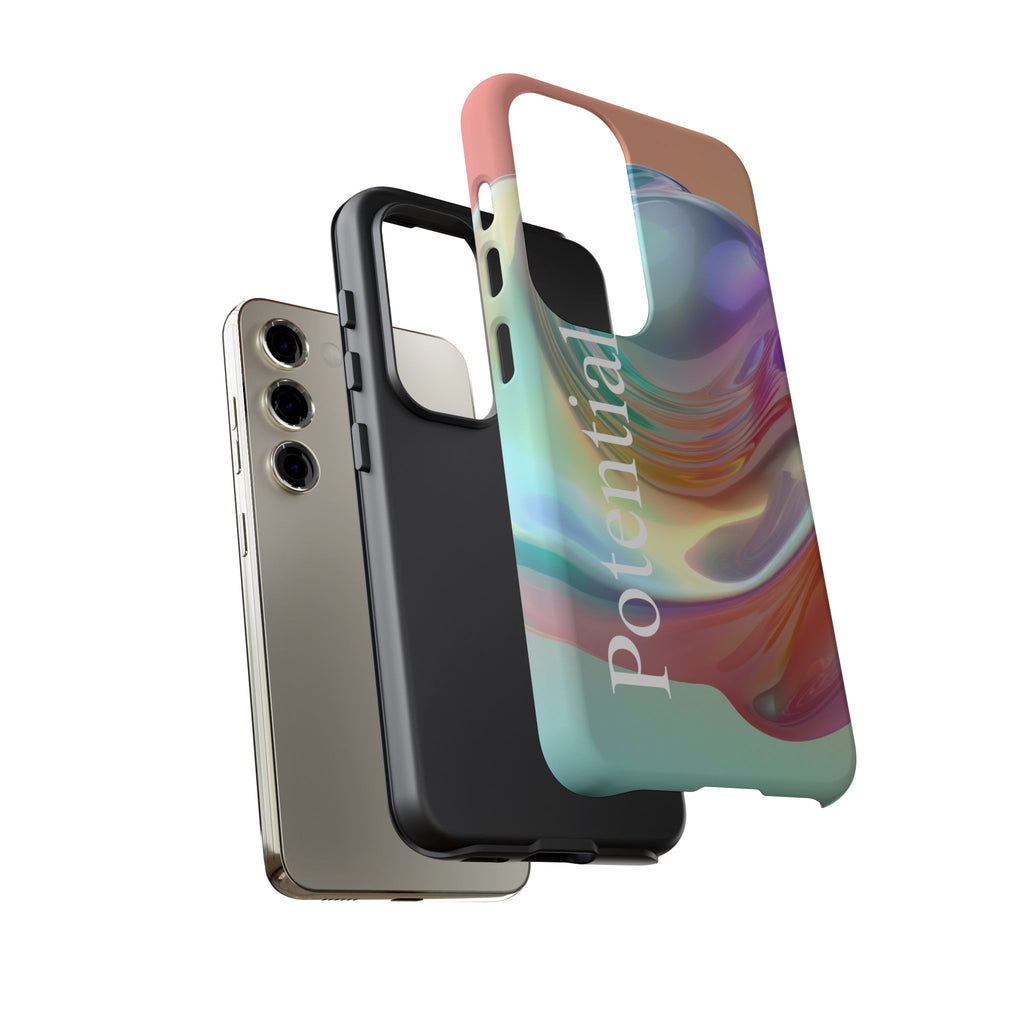 Colorful Phone Tough Case - "Potential" Metamorph Design