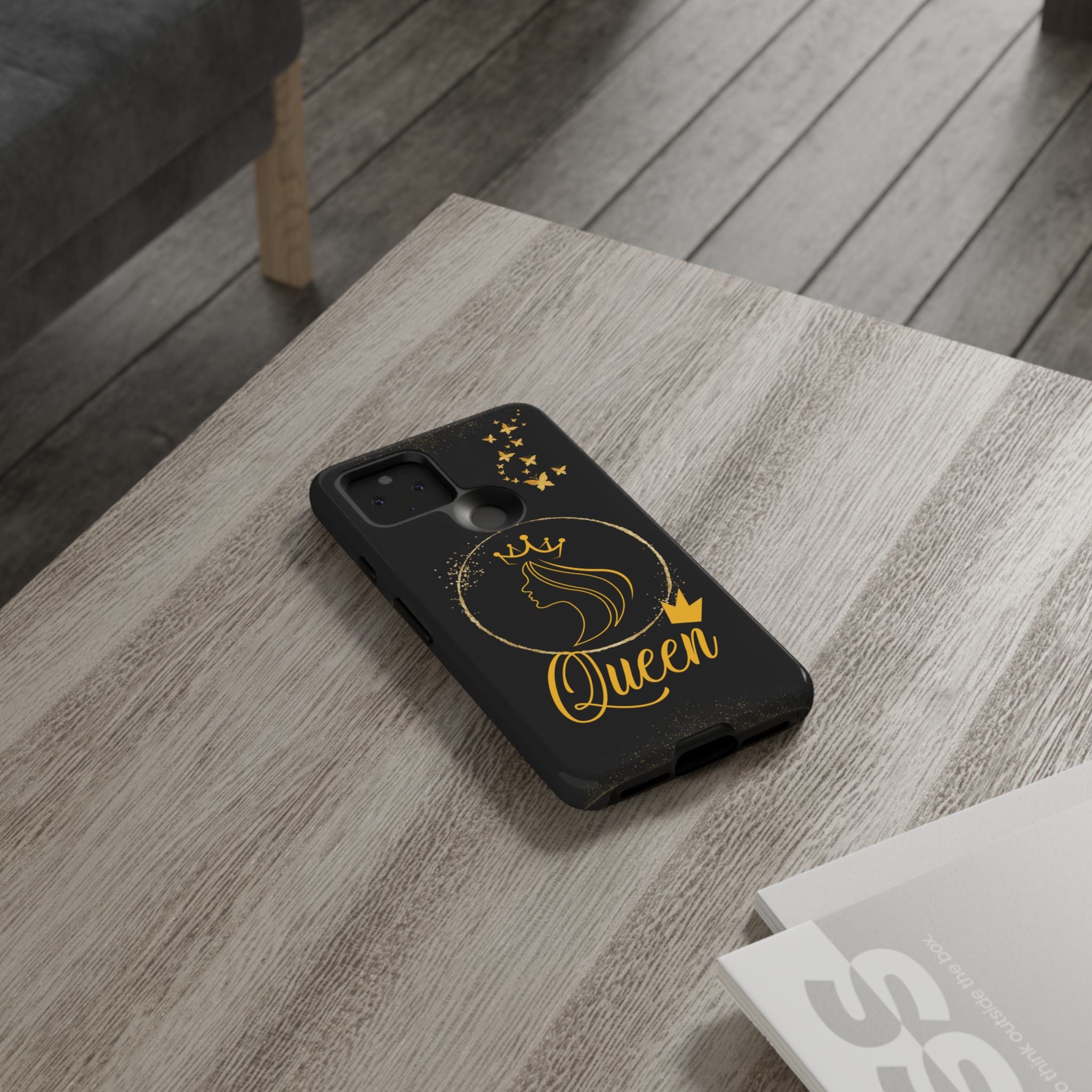 Tough Case Queen Phone Case – Matte & Glossy Crown Design for iPhone, Samsung & Pixel