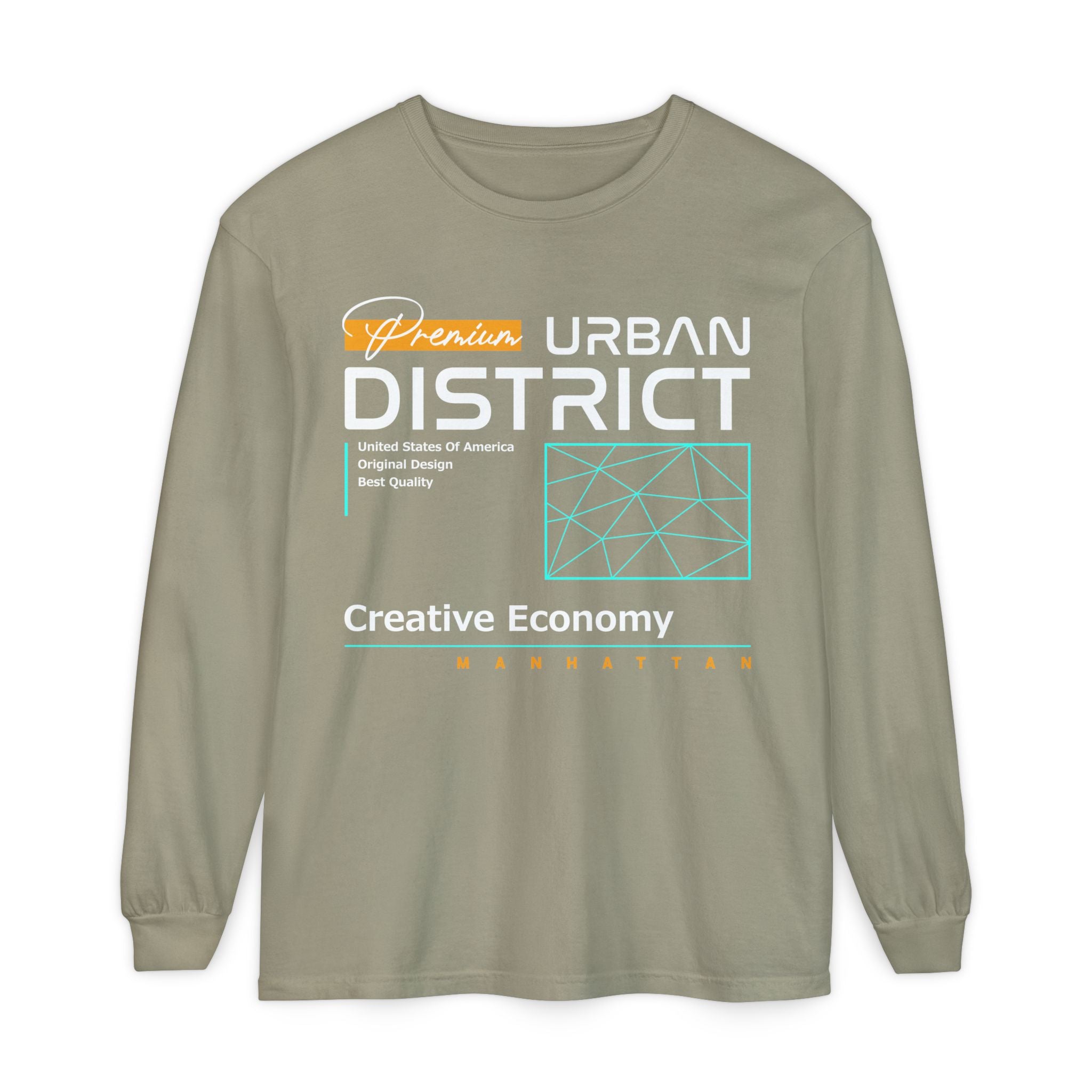 Vintage Graphic Long Sleeve Tee - Urban District Unisex Shirt