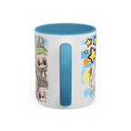 Lazy Yoga Accent Coffee Mug - Cute Animal Design 11oz & 15oz