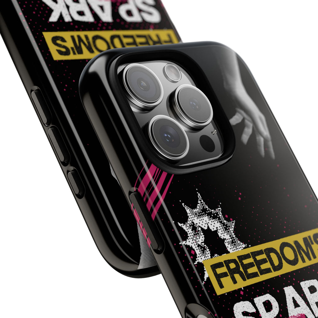 Tough Cases - Freedom's Spark Motivationsl Themed Phone Protection for iPhone, Samsung, and Google Pixel (Matte/Glossy)